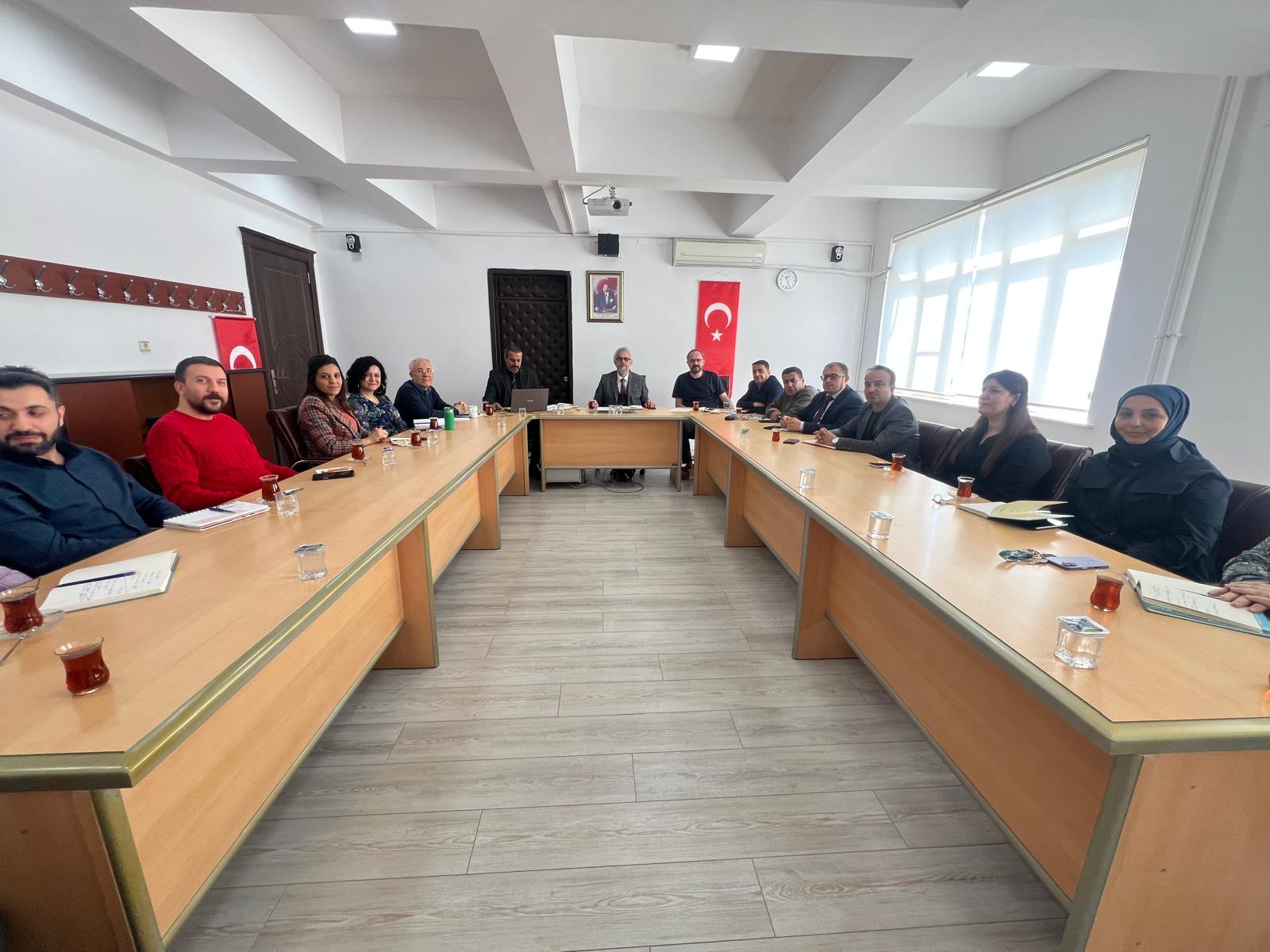 Bölüm ve Ana Bilim Dalı Başkanları ile İstişare Toplantısı Gerçekleştirildi